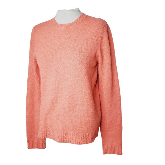 Balenciaga Knits Sweater Wool Cable Knit Fisherman Fall Winter Coral Pink 42 - Picture 2 of 14